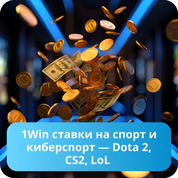 1Win ставки на спорт и киберспорт — Dota 2, CS2, LoL